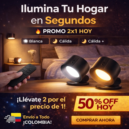 🔥 Llévate 2 lámparas por el precio de 1 HOY 🔥