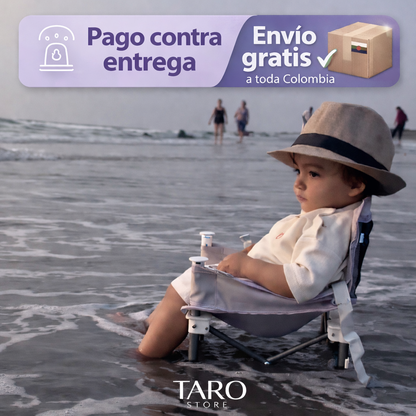 🚨 La silla portátil que hace todo más fácil ‼️ 👶✨