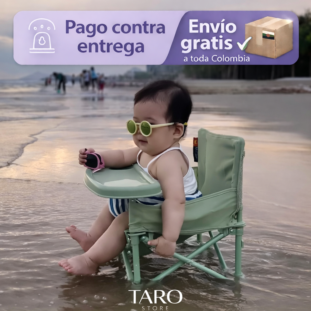 🚨 La silla portátil que hace todo más fácil ‼️ 👶✨